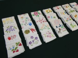 ステンシルふきん