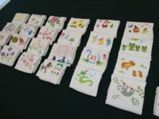 ステンシルふきん